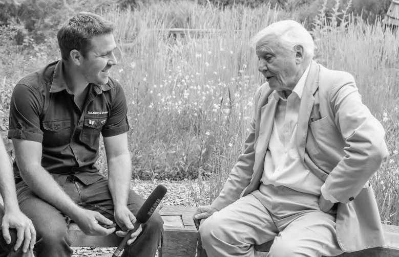 Joel with Sir David Attenborough